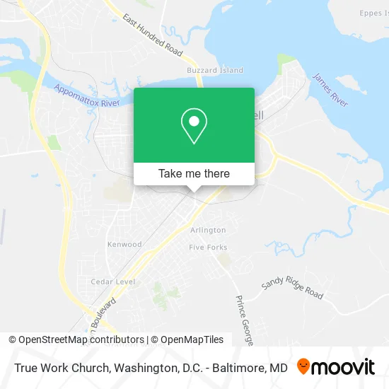 True Work Church map