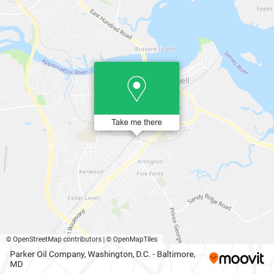 Parker Oil Company map