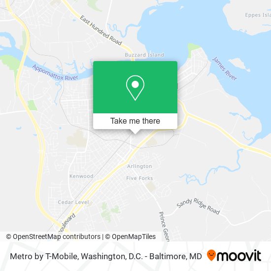 Metro by T-Mobile map