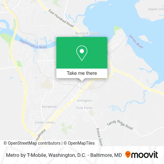 Metro by T-Mobile map
