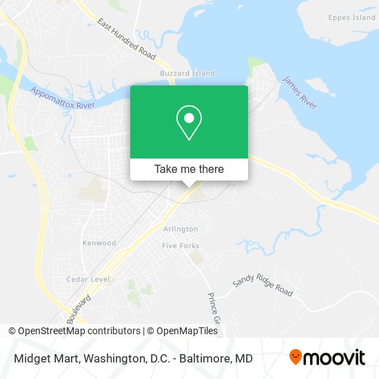 Mapa de Midget Mart