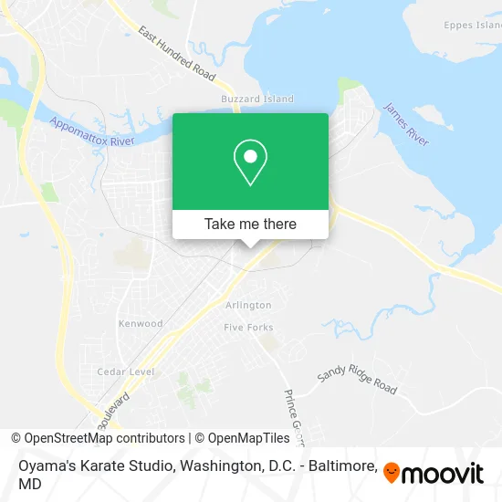 Oyama's Karate Studio map