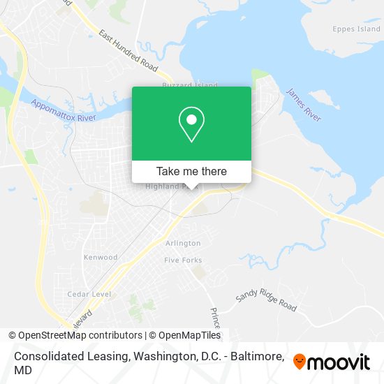 Mapa de Consolidated Leasing