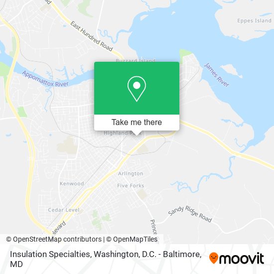 Insulation Specialties map