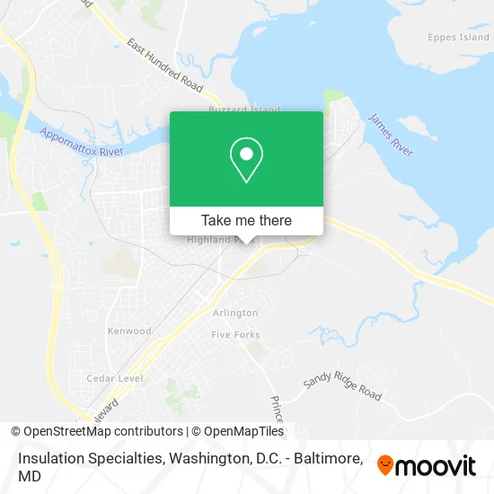 Insulation Specialties map