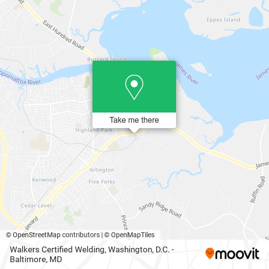 Mapa de Walkers Certified Welding