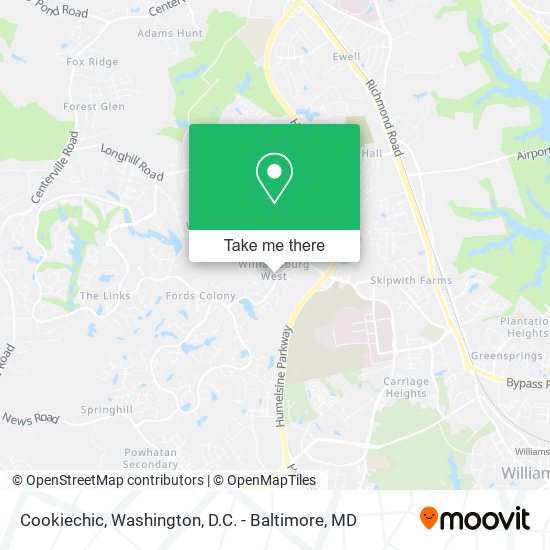 Cookiechic map