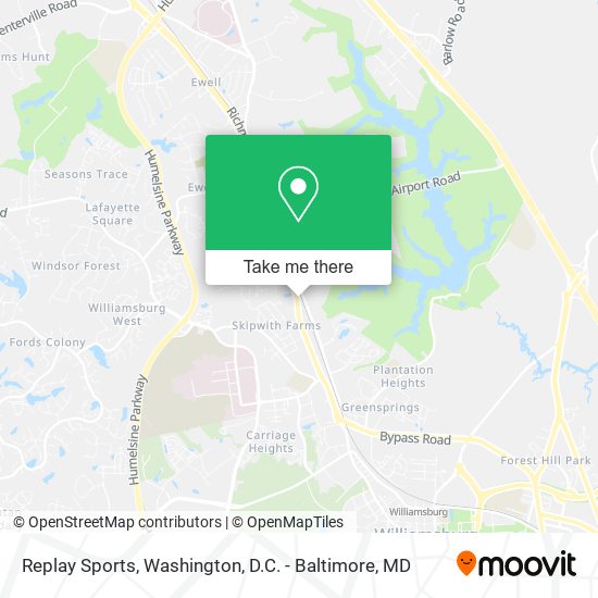 Replay Sports map