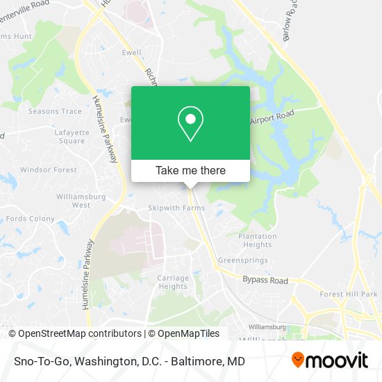 Sno-To-Go map