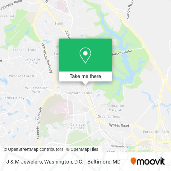 J & M Jewelers map