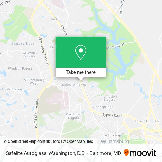 Safelite Autoglass map