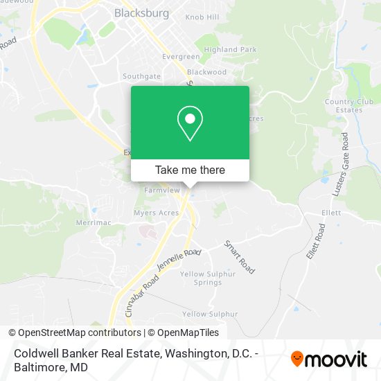 Coldwell Banker Real Estate map