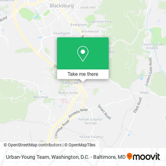 Urban-Young Team map