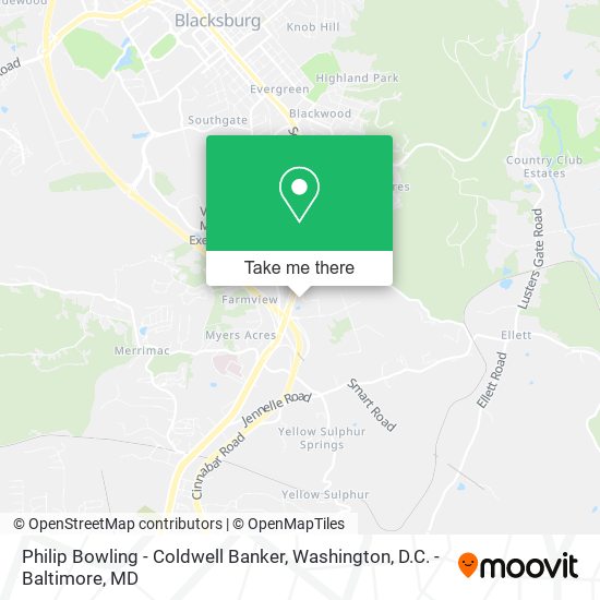 Philip Bowling - Coldwell Banker map