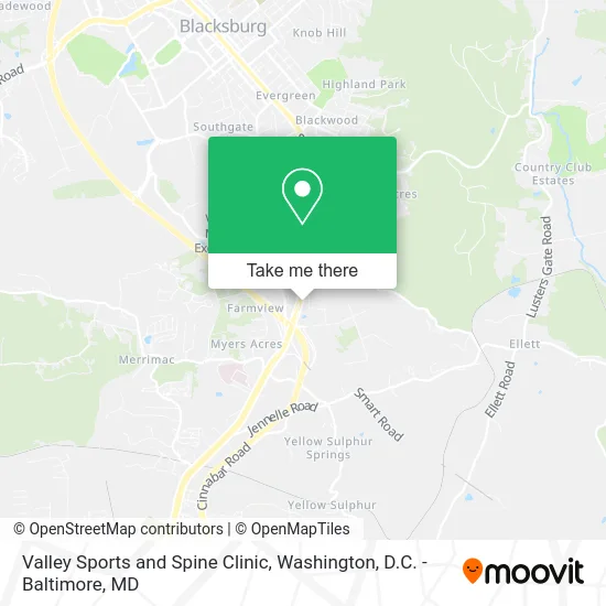 Valley Sports and Spine Clinic map
