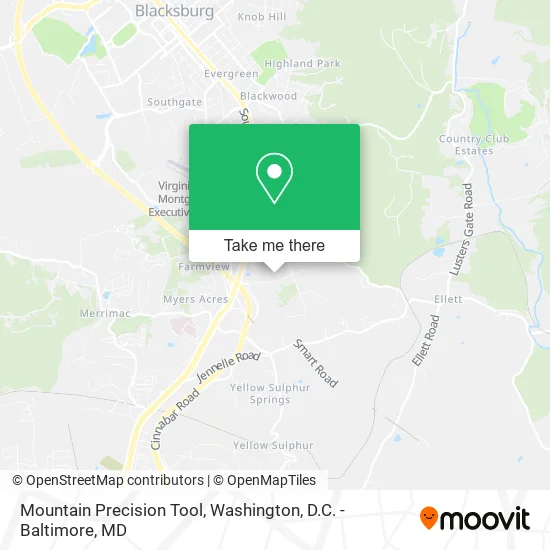 Mountain Precision Tool map