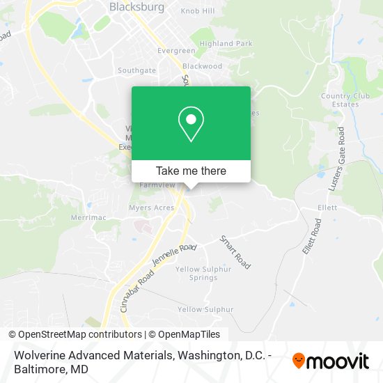 Wolverine Advanced Materials map