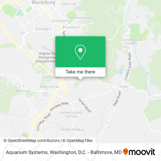 Aquarium Systems map