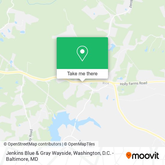Jenkins Blue & Gray Wayside map