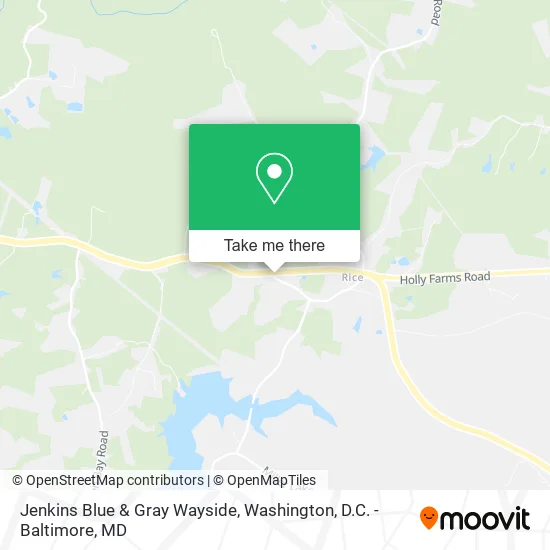 Jenkins Blue & Gray Wayside map