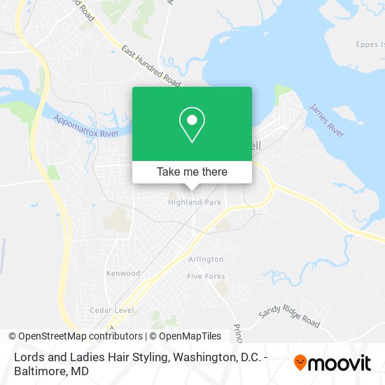 Lords and Ladies Hair Styling map
