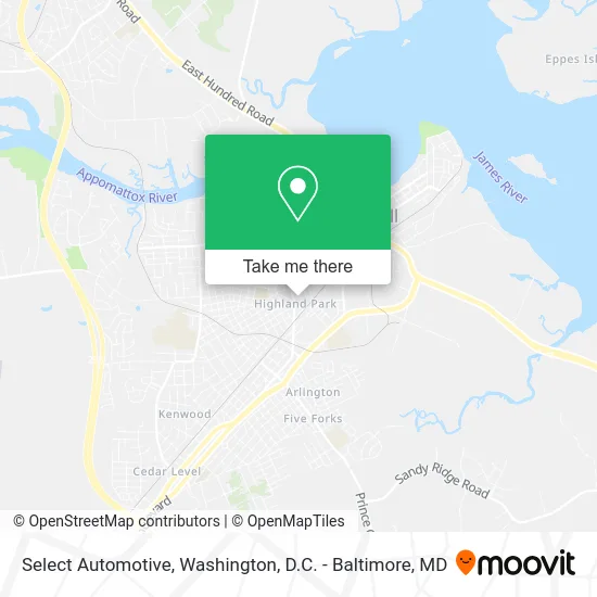 Select Automotive map