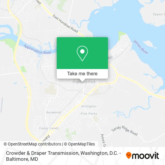 Crowder & Draper Transmission map