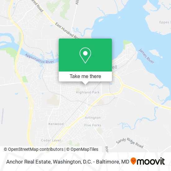 Anchor Real Estate map