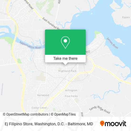 Ej Filipino Store map