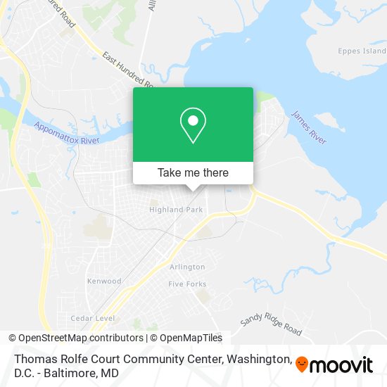 Mapa de Thomas Rolfe Court Community Center