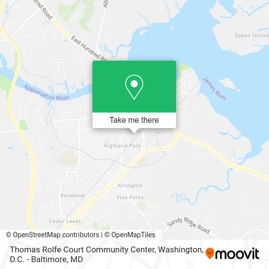 Thomas Rolfe Court Community Center map
