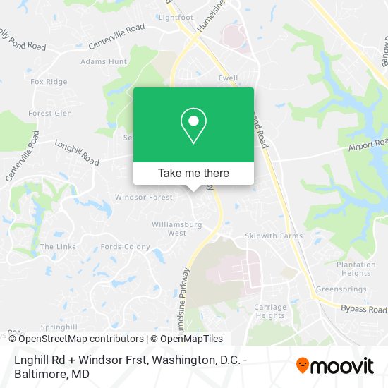 Lnghill Rd + Windsor Frst map