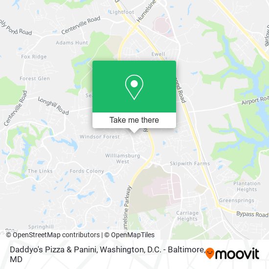 Daddyo's Pizza & Panini map