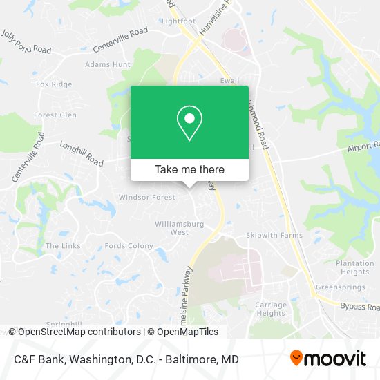 Mapa de C&F Bank