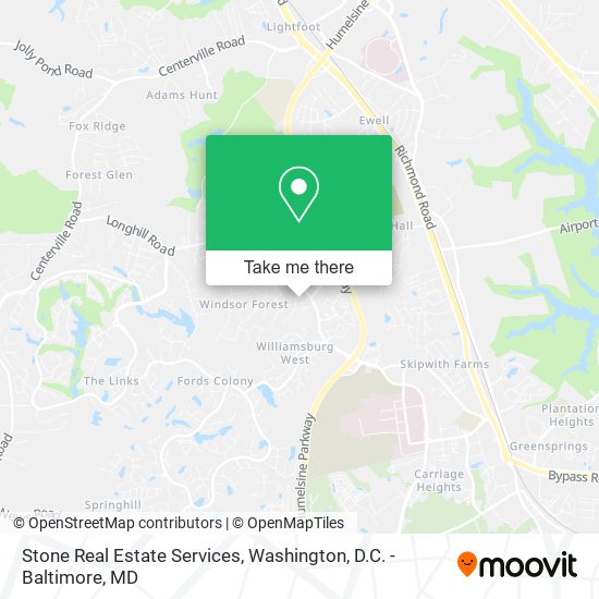 Mapa de Stone Real Estate Services