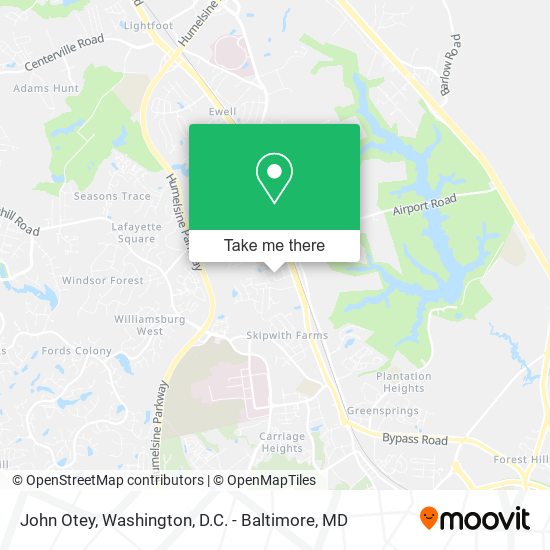 Mapa de John Otey