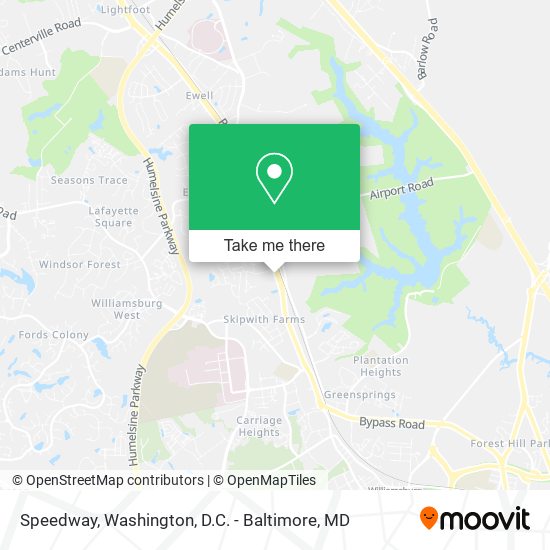 Speedway map