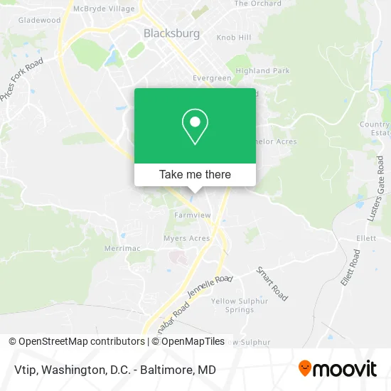 Mapa de Vtip