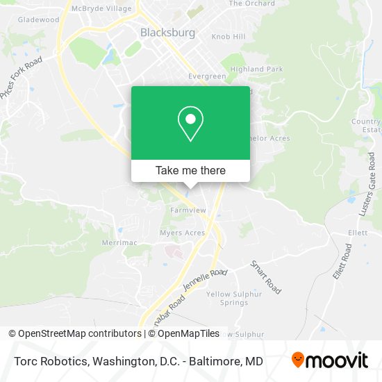Mapa de Torc Robotics