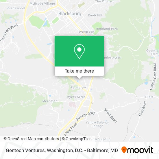 Gentech Ventures map