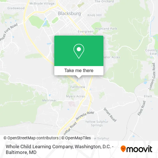 Whole Child Learning Company map