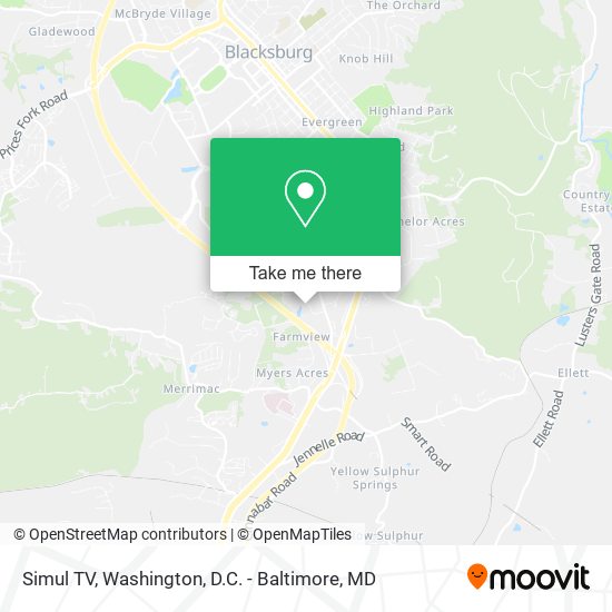 Simul TV map