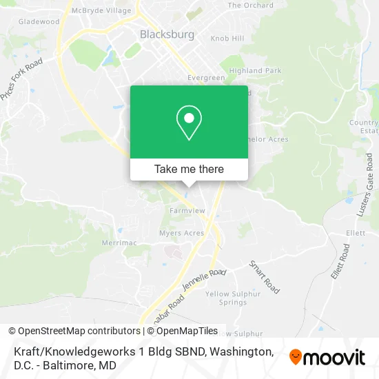 Kraft / Knowledgeworks 1 Bldg SBND map