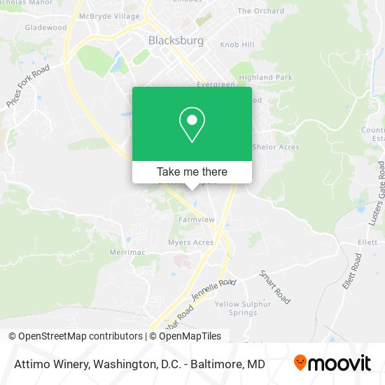 Attimo Winery map