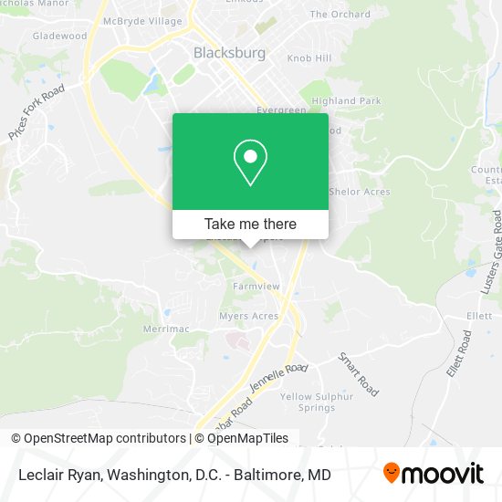 Mapa de Leclair Ryan