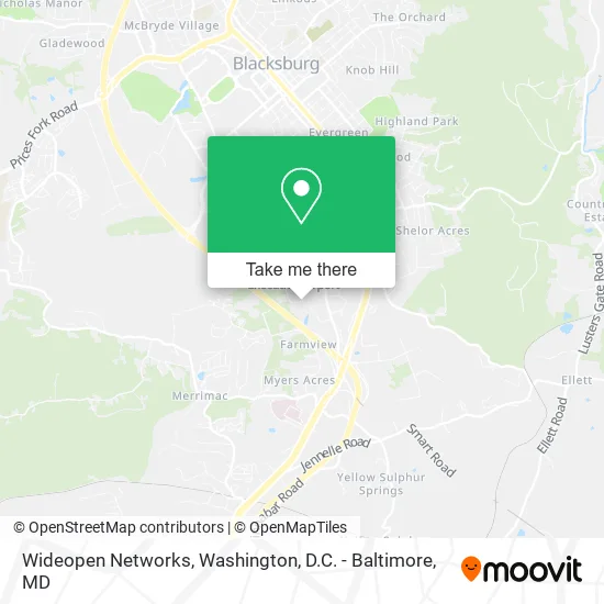 Wideopen Networks map