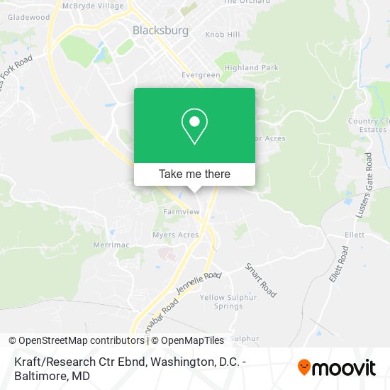 Kraft/Research Ctr Ebnd map
