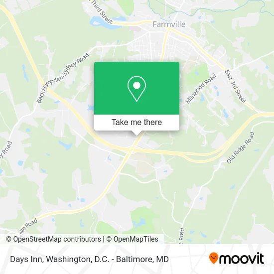 Days Inn map