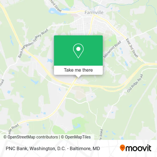 PNC Bank map