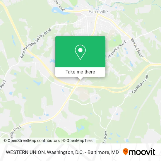 WESTERN UNION map